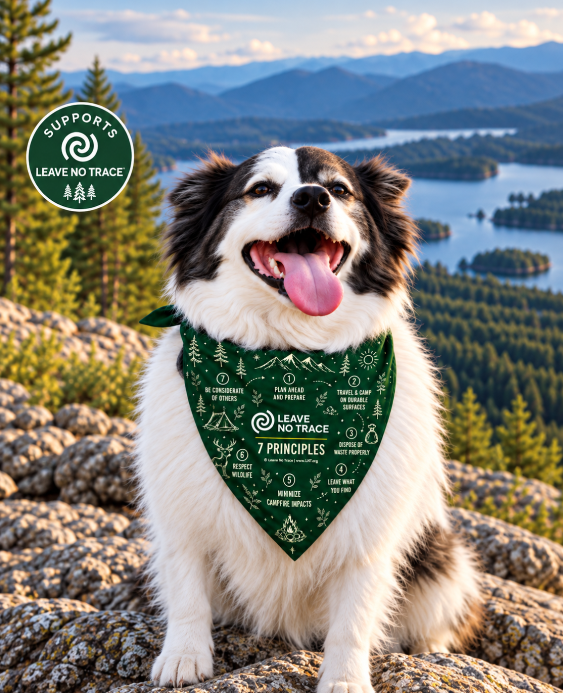 Leave No Trace® 7 Principles Bandana