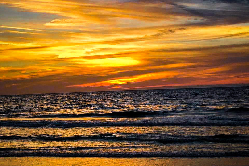 Golden Ocean Sunset